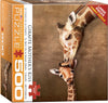 Giraffe Mother's Kiss 500pc.Puzzle