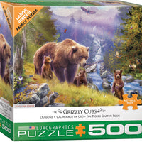 Grizzly Cubs 500pc. Puzzle